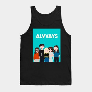 Alvvays band comic style illustration Tank Top